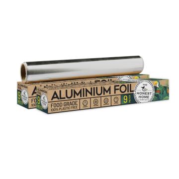 The Honest Home Company Aluminium Foil Food Wrap Premium Quality for Food Packing Cooking Baking - 9 M ( Pack of 2)
