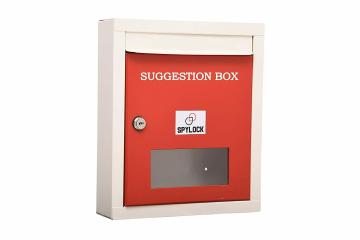 SPYLOCK Heavy Gi Metal Suggestion Box/Letter Box/Compaint Box/Mail Box/Donation Box Wall Mount Box with Key Lock