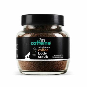 mCaffeine Exfoliating Coffee Body Scrub for Tan Removal & Soft-Smooth Skin - Natural & Vegan, 100gm