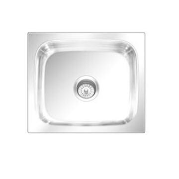 CROCODILE Stainless Steel Glossy Finish Single Bowl Kitchen Sink 22