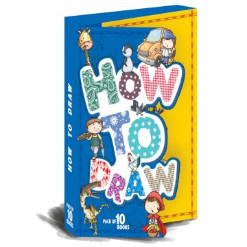 Activity Book for Kids - How To Draw (Box of 5 Books)