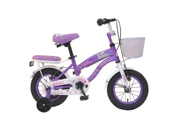 Vaux Angel 12T Bicycle for Girls (Purple-White)