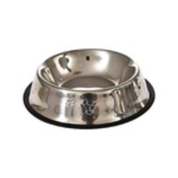 PINDIA Stainless Steel Antiskid Pet, Dog Feeding Bowl for Water & Food (26 cm)