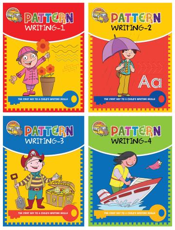Pencil Control - Pattern Writing Practice books for kids ( set of 4 books)