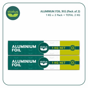 Status Aluminium Foil Pack of 2 ( 1KG x 2 pack __ Total 2 KG )