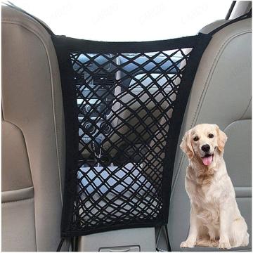 CARIZO Dog Car Pet Net Barrier with Auto Safety Mesh Organizer Storage Bag Universal, Triple Layered Compatible with Renault Lodgy (2015-2018) l Auto parts l Dog Net l Net for dog Safety l Car decoration accessaries