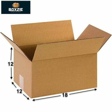 Boxzie 5 Ply 18 X 12 X 12 inch {Pack of 10 Boxes} Corrugated Packaging Boxes, Shipping Boxes