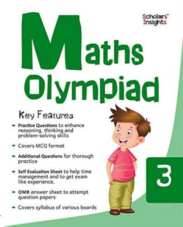 Scholars Insights Maths Olympiad Class 3 Books Paperback 132 Pages