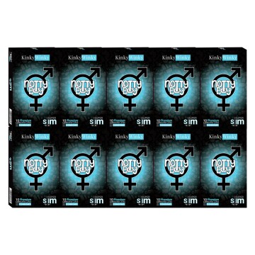 NottyBoy Kinkywinky Super Slim Extra Thin Condoms - 100 units