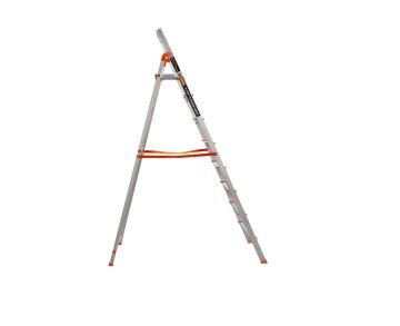 ESKAI INDIA Heavy Duty Aluminium Folding 8 step ladder with platform Ladder