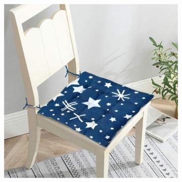 Elegance Star Blue Chairpad (38 cm x 38 cm)