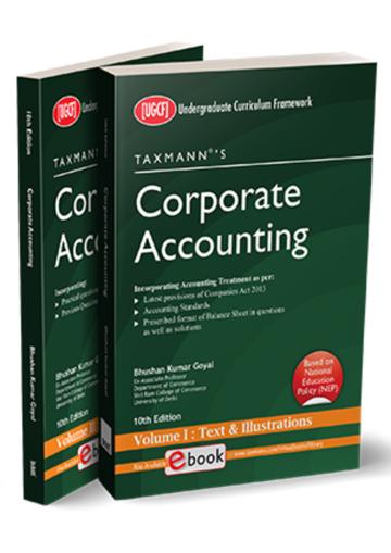Taxmann's Corporate Accounting (Set of 2 Vols.)