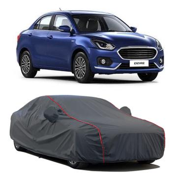STARIE Car Cover For Maruti Swift Dzire (With Mirror Pockets) (Black, Red, For 2021, 2020, 2019, 2018, 2017, 2016, 2015, 2014 Models)
