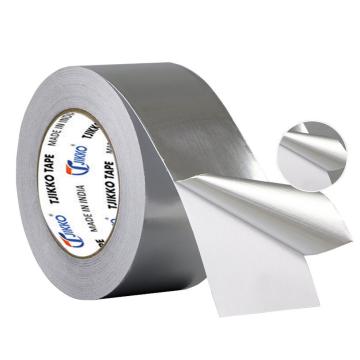 Tjikko Aluminium Foil Tape Self adhesive 48 mm width 20 Meter length Silver (1 Roll)