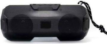 Cihlex Black Bluetooth Speaker With Mic And Disco Lights