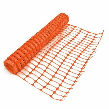 Robustt Safety Fencing Net (131 Foot Lenght X 3.2 Foot Width) Orange PVC Garden Fencing Net UV Stabilized.