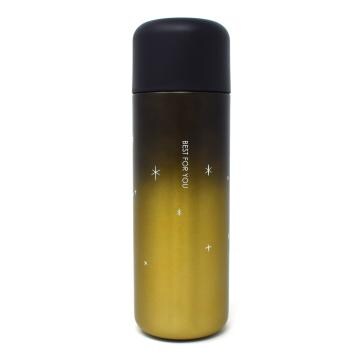 Style Homez STONY Flask, Vacuum Insulated Thermosteel Bottle, Stainless Steel Thermos BPA Free, Gold Black Color 450 ml