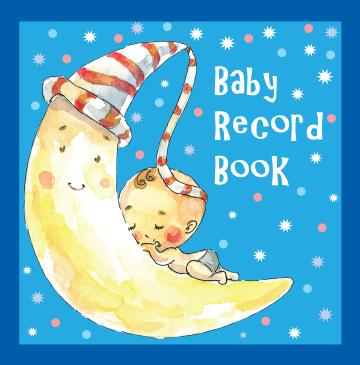 Record Book Baby Record Books for Boys (Blue)