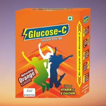 NESTREEZ Glucose-C Instant Energy Health Drink With Vitamin C & Tangy Orange Flavour (200gm)