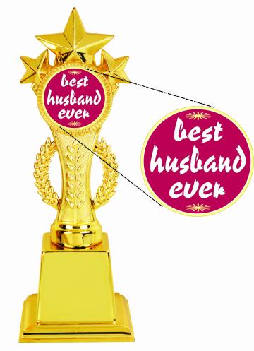 Aark India Anniversary gift for Husband : husband birthday gift : valentine trophy gift (PC001985)