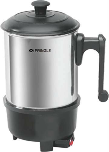 Pringle HM 1205, 900ml, 350W Steel Heating Mug For Home And Kitchen, Silver & Black
