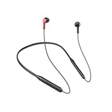 GIZMORE Red Bluetooth Wireless Neckband Earphones with Fast Charging Wireless