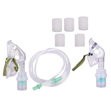 RCSP Nebulizer Machine Mask for Child & Adult, Comfortable Lightweight Mask with soft Elastic Straps & Air tube For All Nebulizer Machine (White)