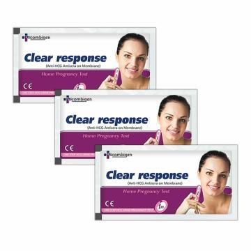 Clear Response One Step Urine HCG Pregnancy Test Kit (Pack of 3)