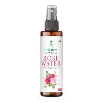 Skinify Pure & Natural Rose Water Spray For Face | Dust Removal | Fresh & Glowing Skin