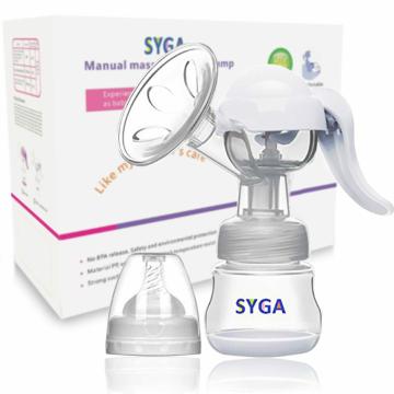 Syga Manual Breast Pump with Lid for Breastfeeding