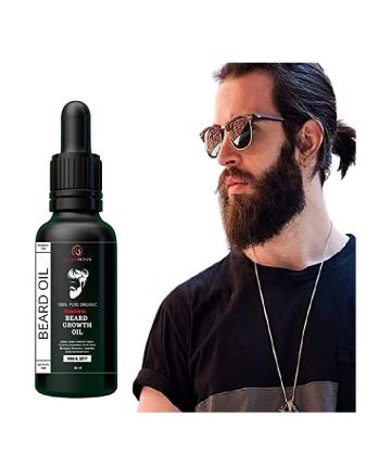 Glow Ocean New & Advance Beard Growth oil- For Faster & Patchy Beard Growth Oil (Packof 1)