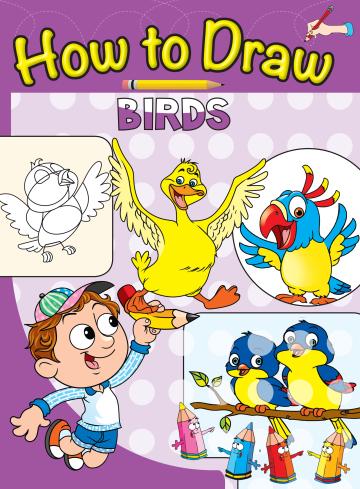 How to Draw Birds Step by step Drawing Book
