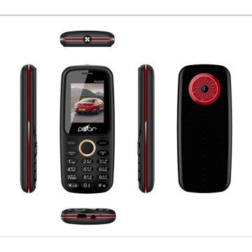 MTR PEAR P2163 (Black,Red) Phone Basic Keypad Phone,1.77 INCH Display,1100 MAH Battery,Contains Many Indian Language,Vibration,Dual SIM,FM Radio,MP3/MP4 Player