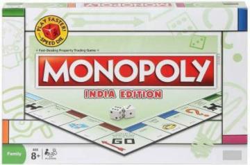 Mt hub Paper Monopoly India Edition Assets Board Game 8 years
