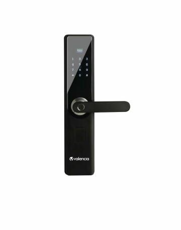 Valencia Black Ajax Smart Door Lock with Fingerprint