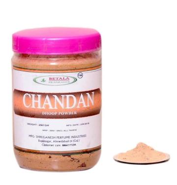 Betala Fragrance Chandan Dhoop Powder With Dhoop Burner Plate 250g