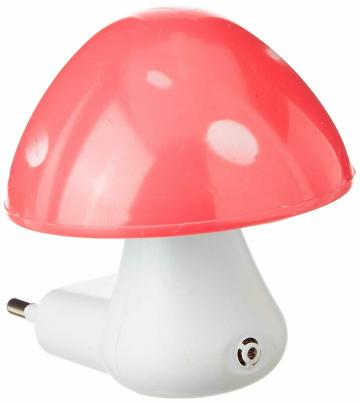 PINDIA Automatic Night Sensor Mushroom LAMP with Free 1PC Cable Winding Fish (JIO-MushroomLamp-Fish)