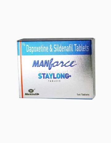 Manforce StayLong Strip of 4 Tablets