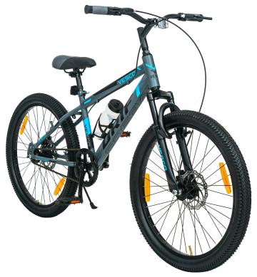 VESCO Drift Cycle 24-T Adults Kids Bicycles for Boys & Girls | Ideal for: 9-15 Year (Grey)