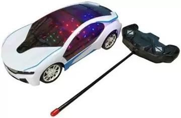 Mark42 Plastic Multicolor 3D Light Modern Car Toy 100 g For 3 Years