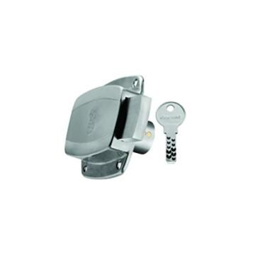 Dorset Silver Wardrobe Lock With Dimple Key - AL400