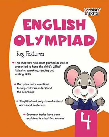 Scholars Insights English Olympiad Class 4 Books Paperback 152 Pages