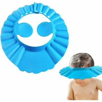 TruVeli Soft Baby Shower Cap Bathing Cap Adjustable Visor Hat for Baby Girls and Boys