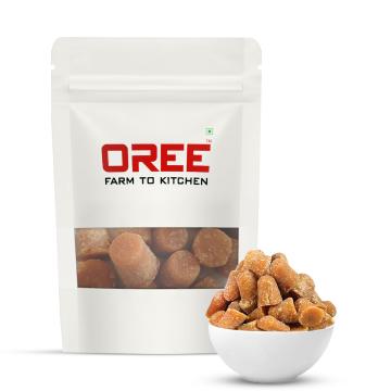 OREE Premium Pure Natural Fresh Desi Jaggery Soft Block No Sugar Added Gud/ Jaggery Cube(100g)