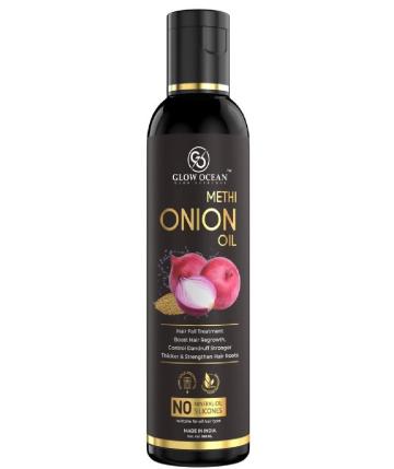 Glow Ocean Onion Methi Hair Oil-For Hair Fall Control & Hair Growth -100 ML (Pack of 1)