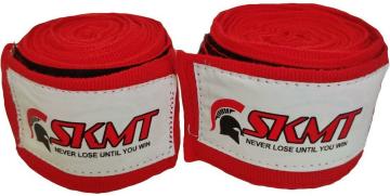 Skmt Red Cotton Boxing Hand Wrap, 180 Inch