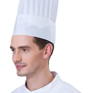 Adaamya - 90 Pcs Disposable Polyester (Blend) Chef Hat Caps for Kitchen Cooking Restaurant, Home