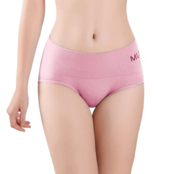 Dhruv Tex Pink Silk Blend Bikini Panty - M