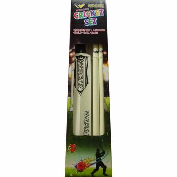 Wasan Cricket Set Size 5 (10-16 Years) Gift Box,(Cream)