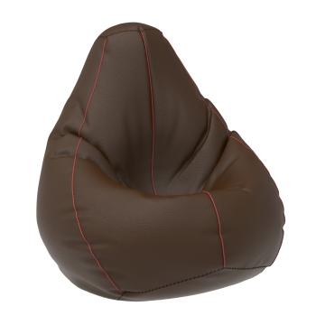 ComfyBean Bag with Beans Filled 3XL- Official: Bailey & Bakers Bean Bags - For Young Adults - Max User Height : 5-5.8 Ft.-Weight : 60-70 Kgs(Model: Piping Bean Bags-Brown Tan)